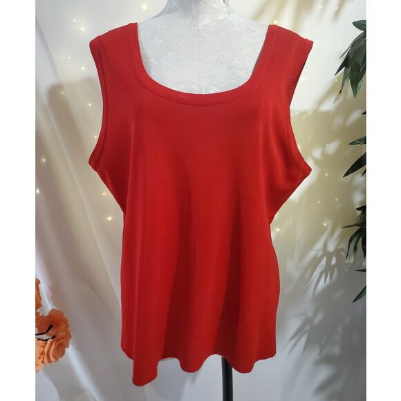 Exclusively Misook Womens Set of 2 Sleeveless Knit Tops Size 2X Career Office - Picture 3 of 13